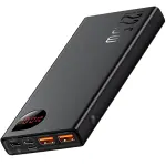 Baseus Power Bank 20000mAh Portable Charger 22.5W Dual Output Fast Charging Phone Charger for iPhone 16/15, Black